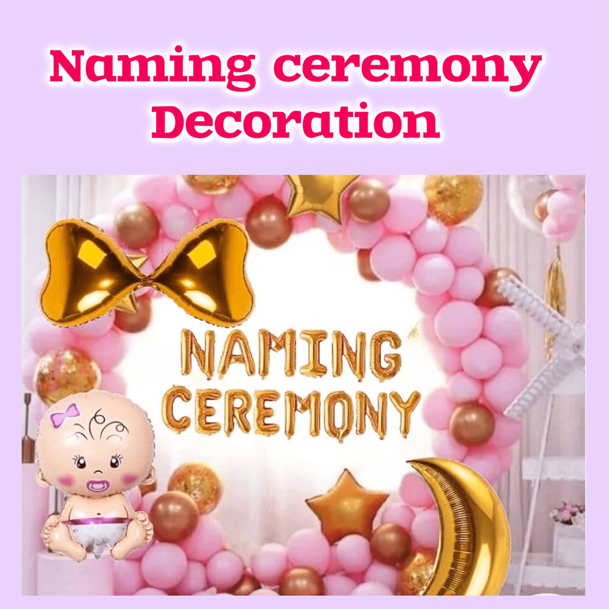 Naming ceremony Decoration